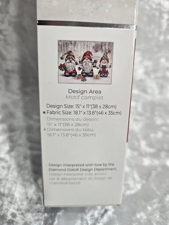 Diamond Dotz, Special Edition Holiday Gnome Trio, Model #4394 - Picture 2 of 5